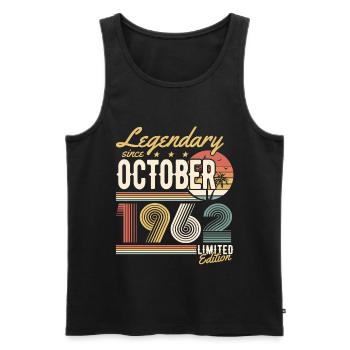 Legendary since October 1962 Limited Edition - Débardeur bio Premium Homme - noir - Devant - Michal (187cm)
