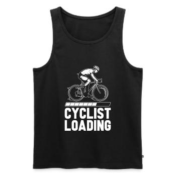 Road Bike Bicycle Road Cyclist Cycling Cyclist - Men's Premium Organic Tank Top - black - Front - Michal (187cm)