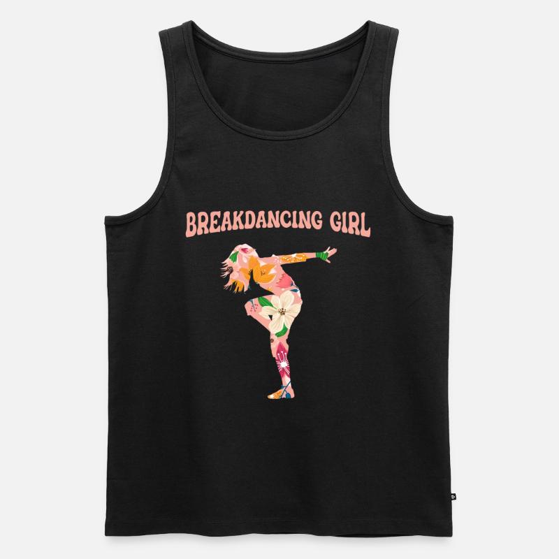 Breakdance Breakdancer Breakdancing - Männer Premium Bio Tank Top - Schwarz