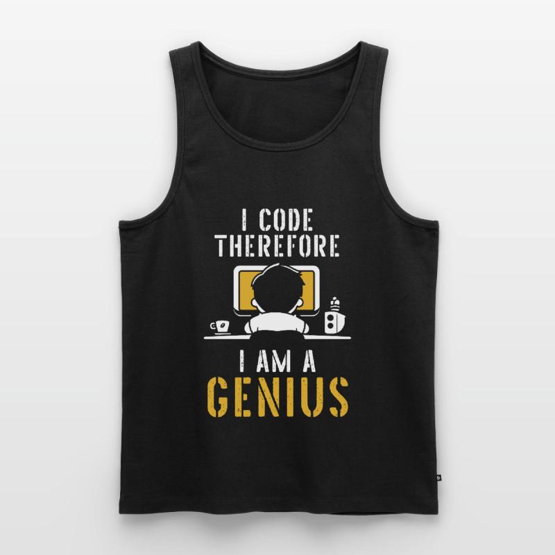 Programmer Coder Software Developer Men's Premium Organic Tank Top