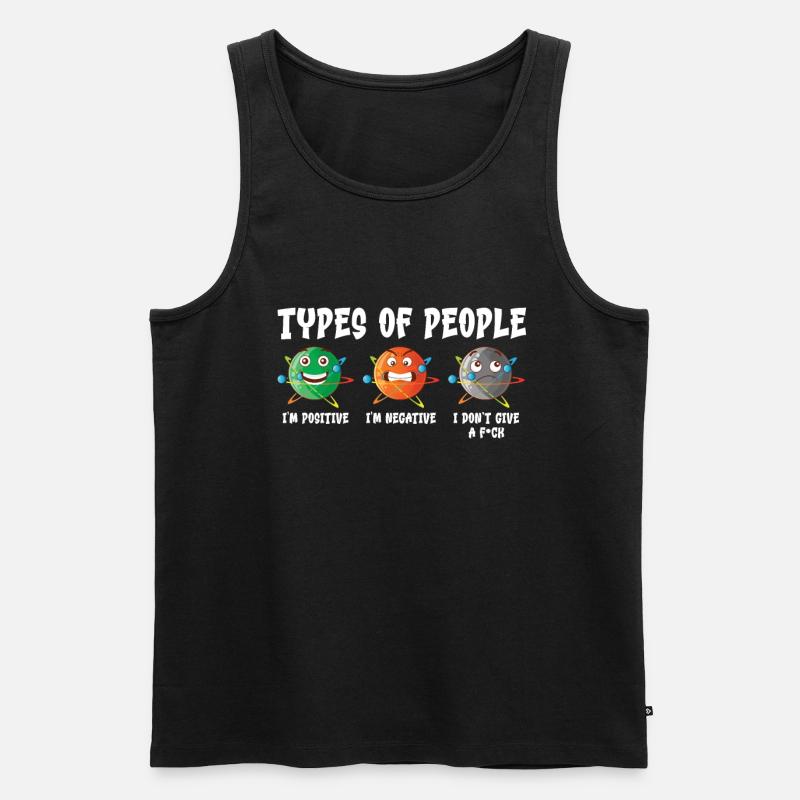 Physik Physiker - Männer Premium Bio Tank Top - Schwarz
