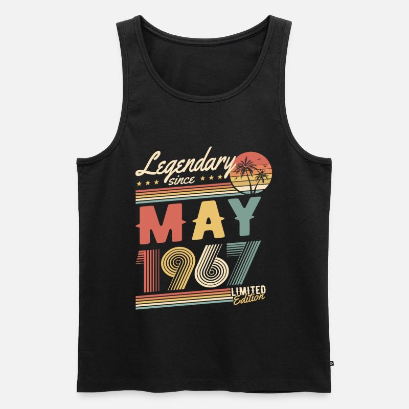 Limited Edition May 1967 - Männer Premium Bio Tank Top - Schwarz