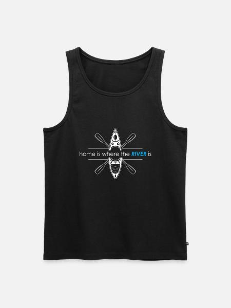 Kajak Kayak - Men's Premium Organic Tank Top - black