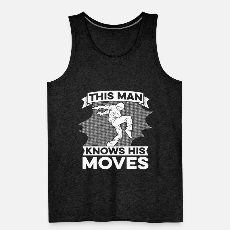 Dancing Dancer Dance Men's Premium Organic Tank Top