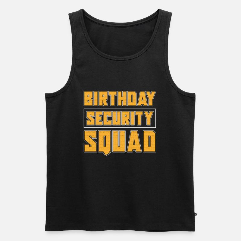 Security Security Guard Security Service - Men's Premium Organic Tank Top - black