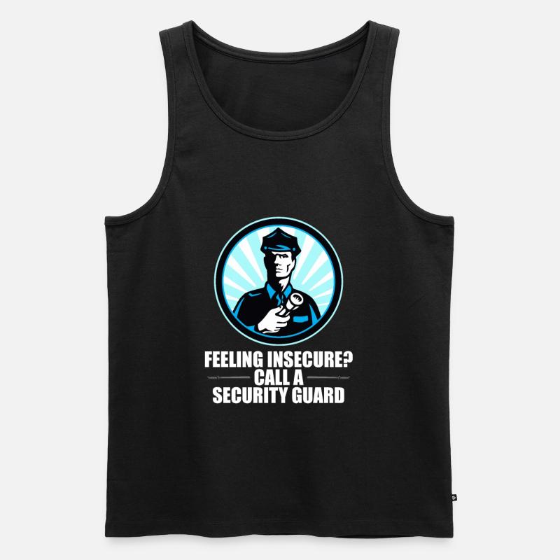 Security Security Guard Security Service - Men's Premium Organic Tank Top - black