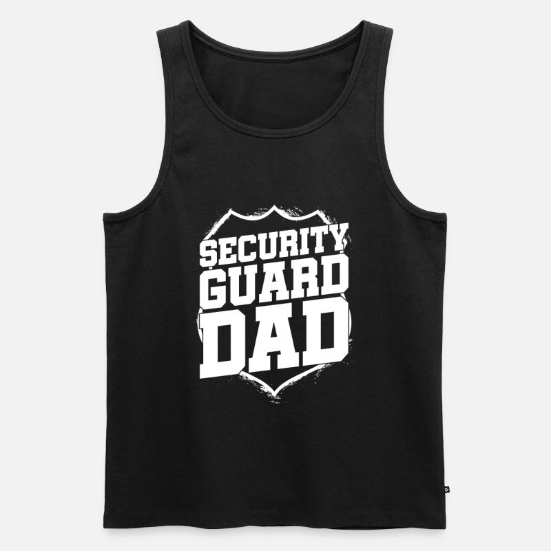 Security Security Guard Security Service - Men's Premium Organic Tank Top - black