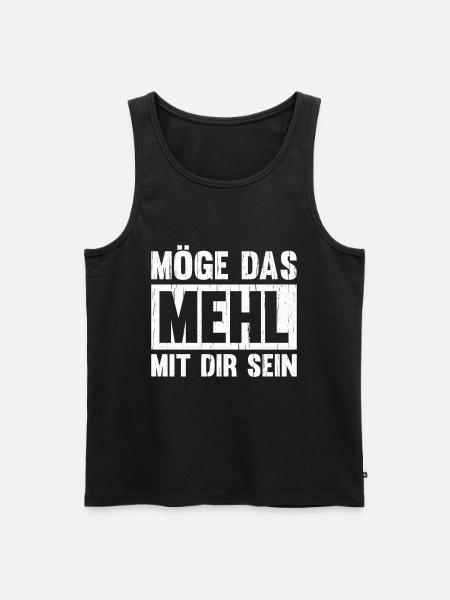 Bäcker Backen Konditor - Männer Premium Bio Tank Top - Schwarz