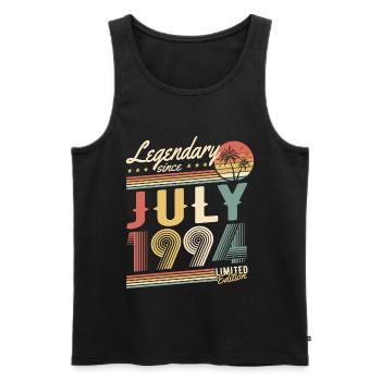 Legendary Since July 1994 Limited Edition - Männer Premium Bio Tank Top - Schwarz - Vorne - Michal (187cm)