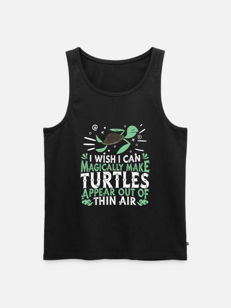 Turtle Sea Turtle - Men's Premium Organic Tank Top - black