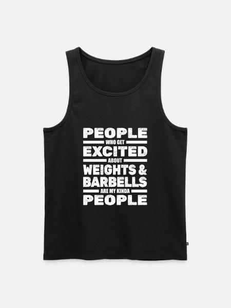 Power Triathlon Powerlifting Powerlifter - Men's Premium Organic Tank Top - black