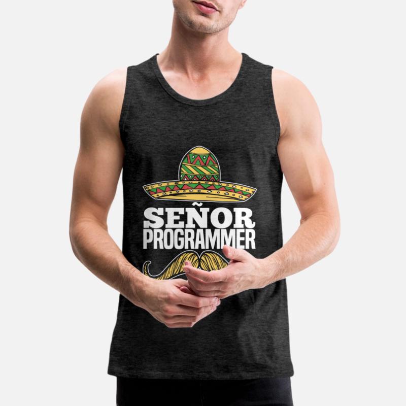 Programmer Coder Software Developer Men's Premium Organic Tank Top