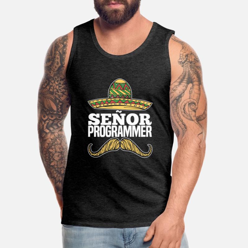 Programmer Coder Software Developer Men's Premium Organic Tank Top