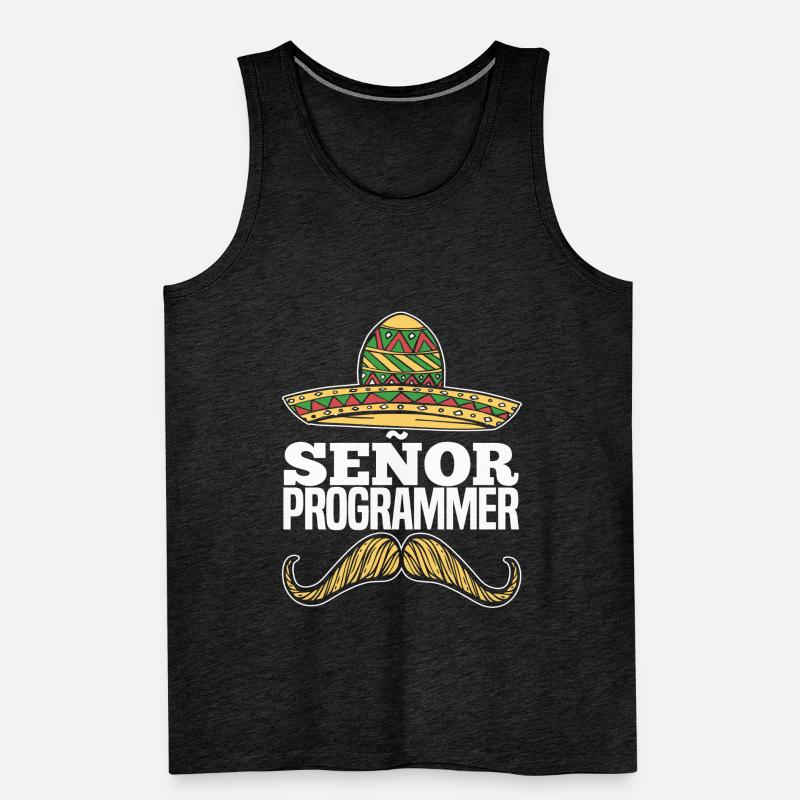 Programmer Coder Software Developer Men's Premium Organic Tank Top