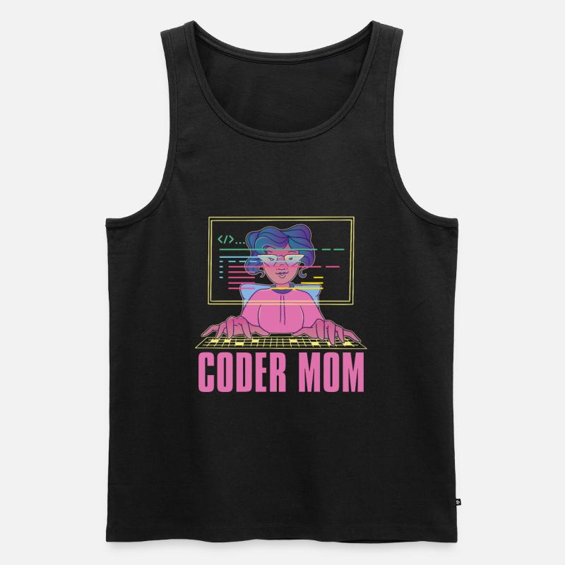 Programmeur Coder Développeur de logiciels - Débardeur bio Premium Homme - noir