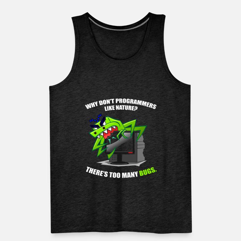 Programmer Coder Software Developer Men's Premium Organic Tank Top