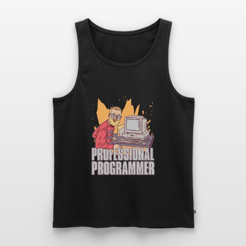 Programmer Coder Software Developer Men's Premium Organic Tank Top