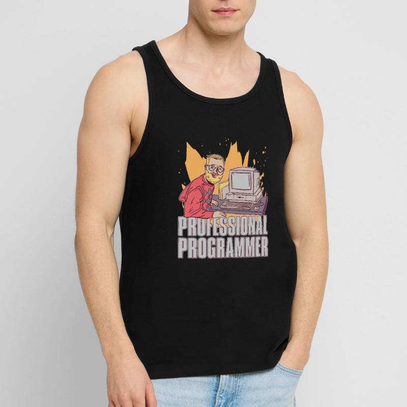 Programmer Coder Software Developer Men's Premium Organic Tank Top