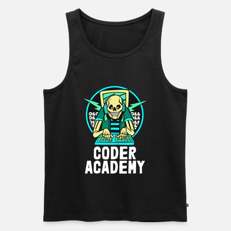 Programmierer Coder Software Entwickler - Männer Premium Bio Tank Top - Schwarz