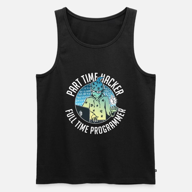Programmer Coder Software Developer - Men's Premium Organic Tank Top - black