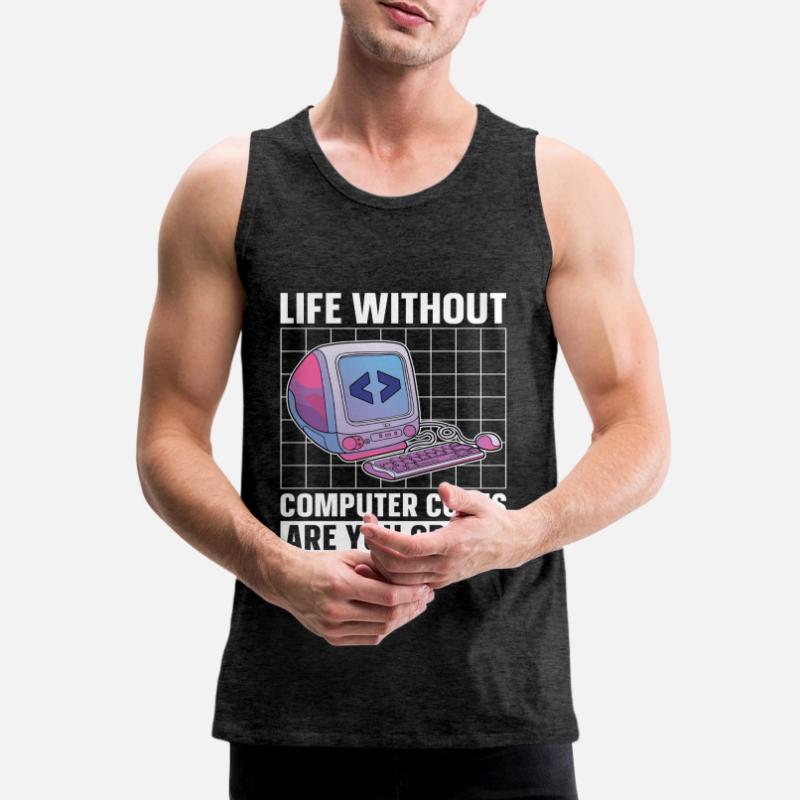 Programmer Coder Software Developer Men's Premium Organic Tank Top