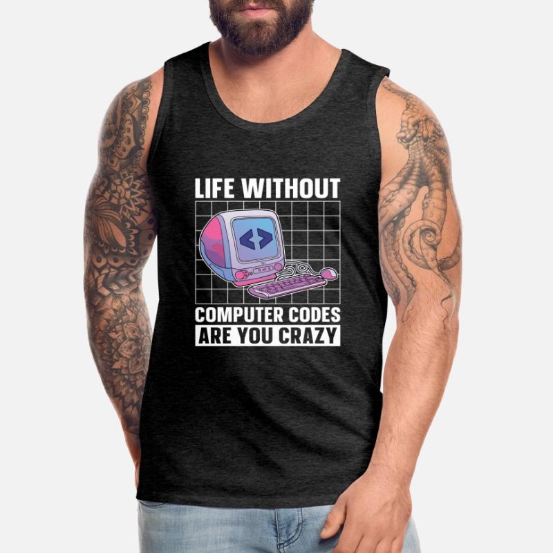 Programmierer Coder Software Entwickler Männer Premium Bio Tank Top