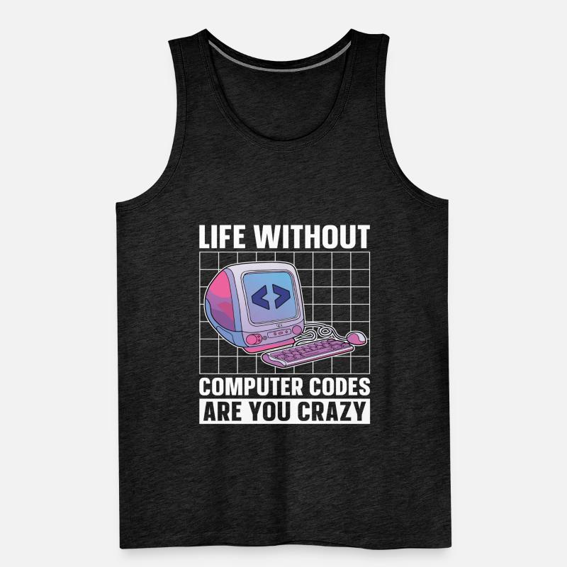 Programmierer Coder Software Entwickler Männer Premium Bio Tank Top