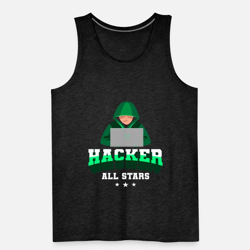 Programmeur Coder Développeur de logiciels Débardeur bio Premium Homme