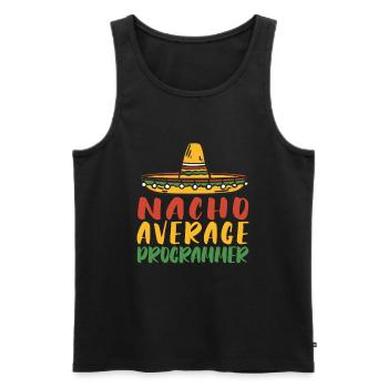 Programmer Coder Software Developer - Men's Premium Organic Tank Top - black - Front - Michal (187cm)