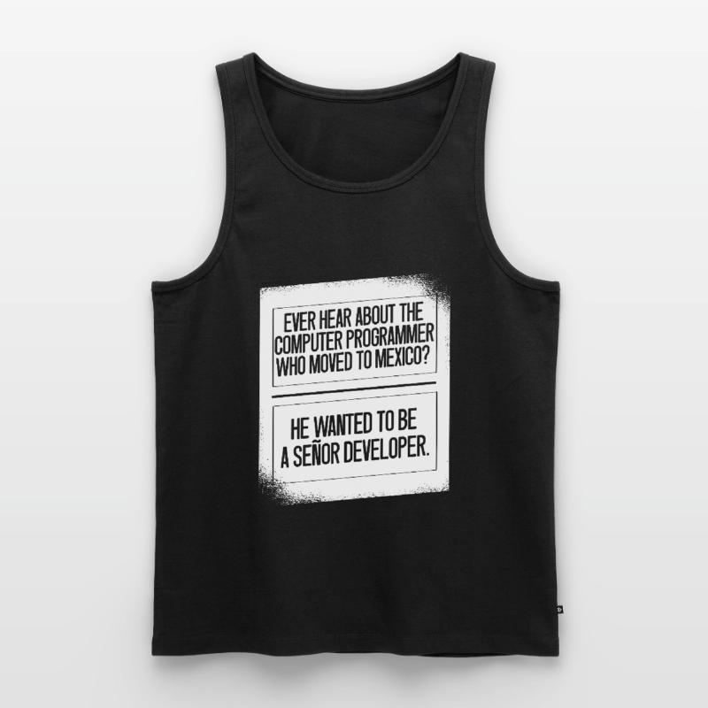 Programmer Coder Software Developer Men's Premium Organic Tank Top