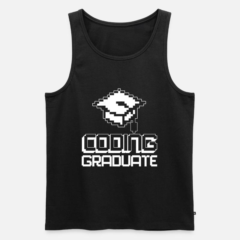 Programmer Coder Software Developer - Men's Premium Organic Tank Top - black