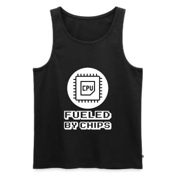 Programmer Coder Software Developer - Men's Premium Organic Tank Top - black - Front - Michal (187cm)