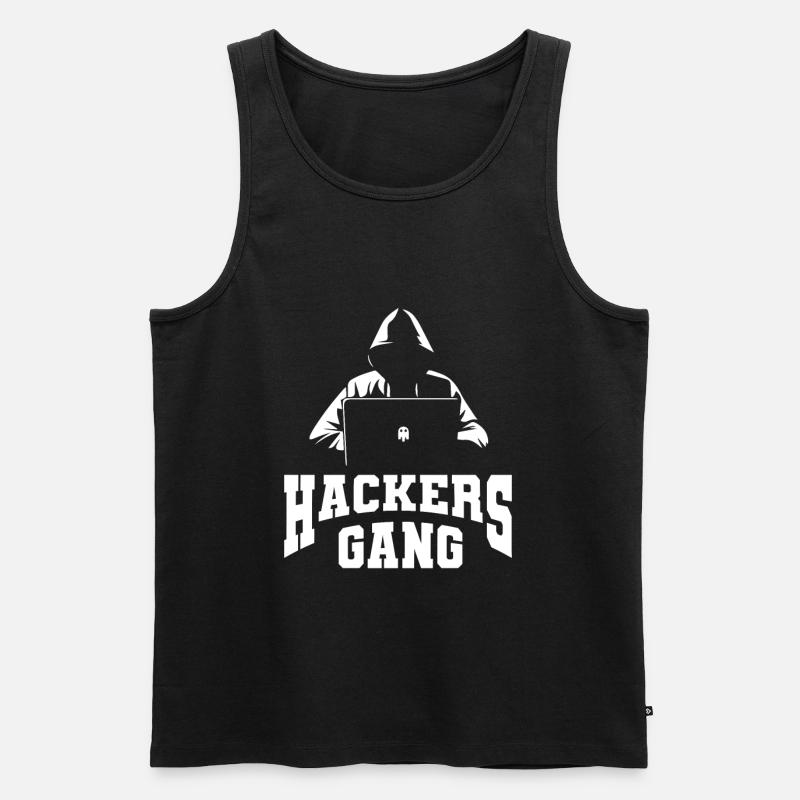 Programmierer Coder Software Entwickler - Männer Premium Bio Tank Top - Schwarz