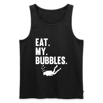 Scuba Diving Divers Diving - Men's Premium Organic Tank Top - black - Front - AI Model Male 178 light (178cm)