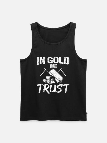 Gold Mining Gold Mine - Men's Premium Organic Tank Top - black