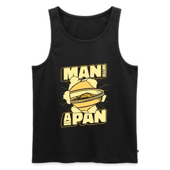 Goldbergbau Goldmine - Männer Premium Bio Tank Top - Schwarz - Vorne - AI Model Male 178 light (178cm)