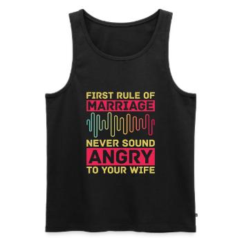 Tontechniker Sound Audio Engineer - Männer Premium Bio Tank Top - Schwarz - Vorne - Michal (187cm)