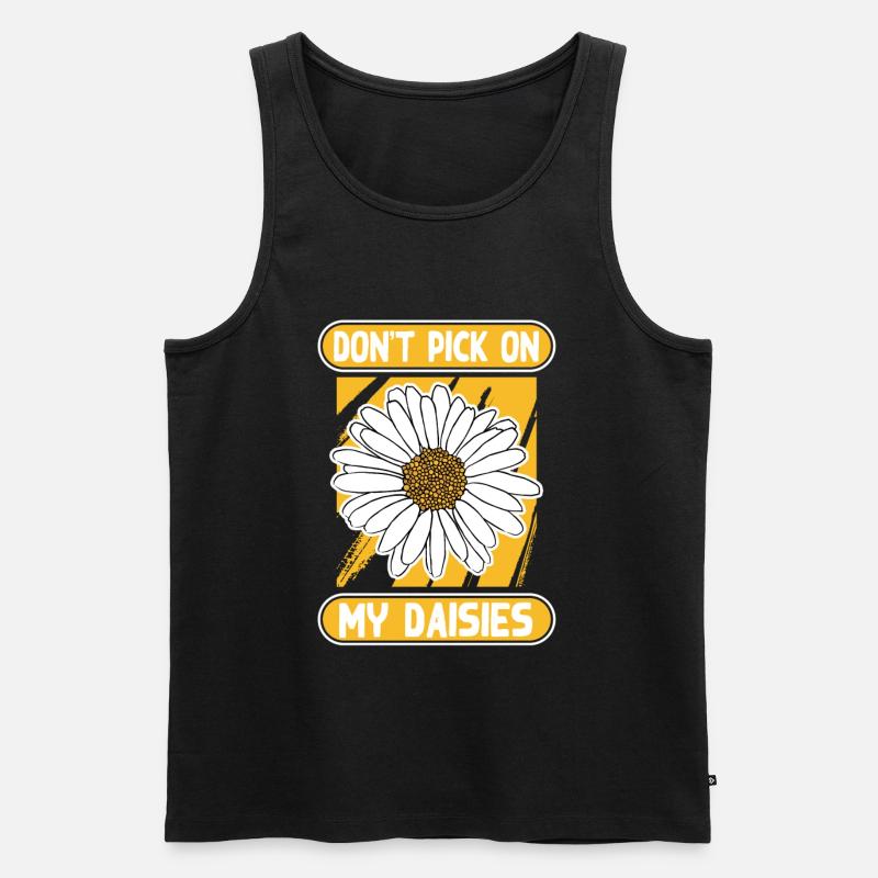 Hobbygärtner Garten Gärtner Gänseblume - Männer Premium Bio Tank Top - Schwarz
