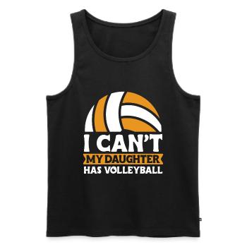 Volleyball Beach Volleyball - Men's Premium Organic Tank Top - black - Front - Michal (187cm)