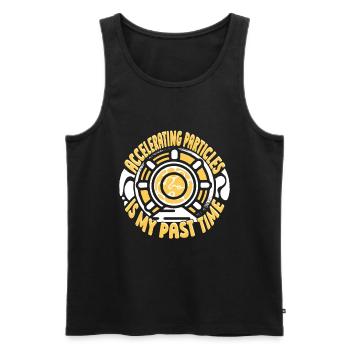 Physik Physiker - Männer Premium Bio Tank Top - Schwarz - Vorne - AI Model Male 178 light (178cm)