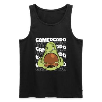 Gamer Gaming Video Games Videospiele - Männer Premium Bio Tank Top - Schwarz - Vorne - AI Model Male 178 light (178cm)