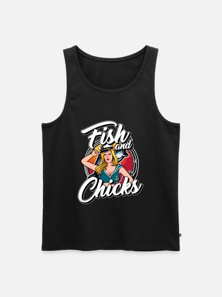 Seglen Segelboot Segler - Männer Premium Bio Tank Top - Schwarz