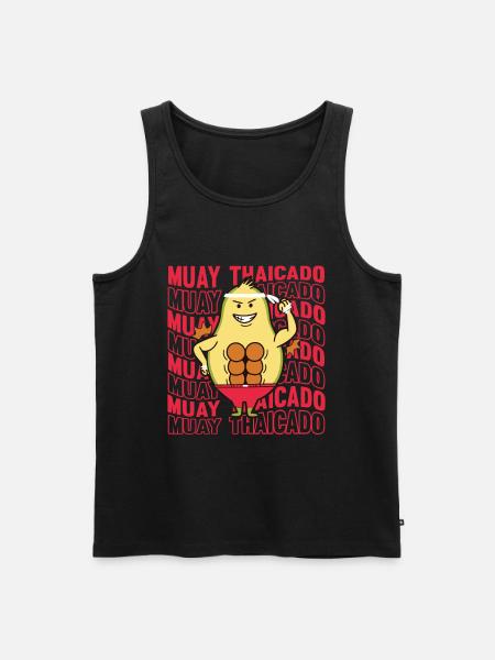 Muay Thai Boxing Thaiboxen Boxer - Men's Premium Organic Tank Top - black
