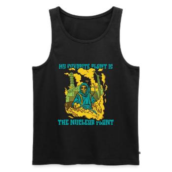 Physik Physiker - Männer Premium Bio Tank Top - Schwarz - Vorne - AI Model Male 178 light (178cm)
