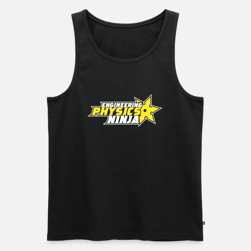 Physik Physiker - Männer Premium Bio Tank Top - Schwarz