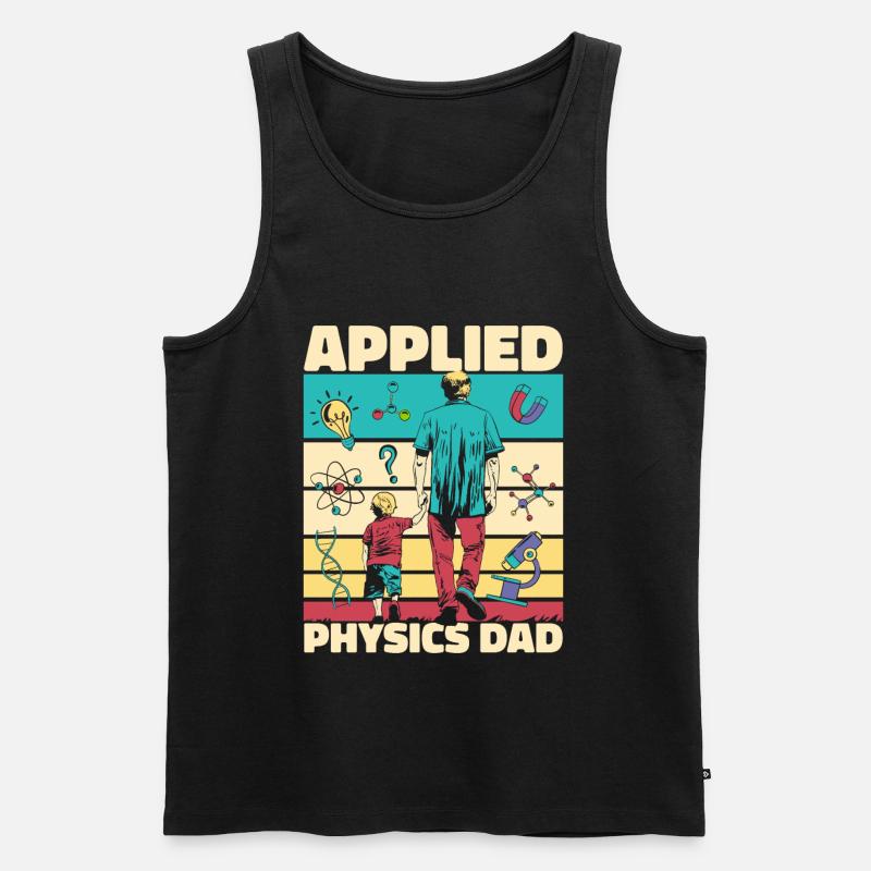 Physik Physiker - Männer Premium Bio Tank Top - Schwarz