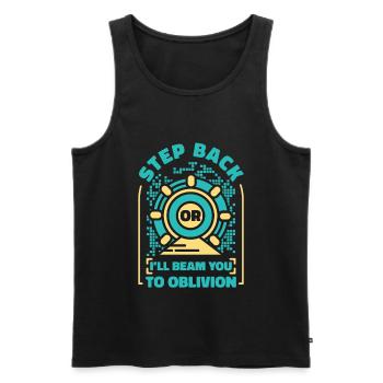 Physik Physiker - Männer Premium Bio Tank Top - Schwarz - Vorne - AI Model Male 178 light (178cm)