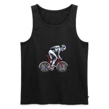 Road Bike Bicycle Road Cyclist Cycling Cyclist - Men's Premium Organic Tank Top - black - Front - Michal (187cm)