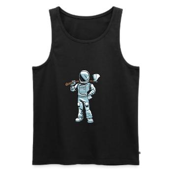Holzhacker Holzfäller Förster Forstwirt - Männer Premium Bio Tank Top - Schwarz - Vorne - AI Model Male 178 light (178cm)