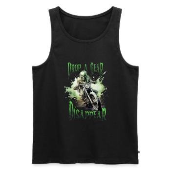 Halloween Pumpkin Horror - Men's Premium Organic Tank Top - black - Front - AI Model Male 178 light (178cm)